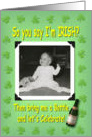 Irish Baby drinker - FUNNY card