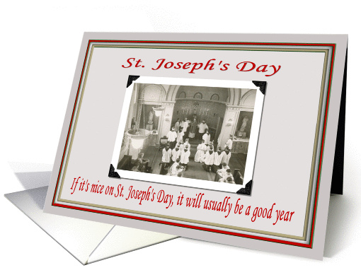 Saint Joseph's Day card (361213)