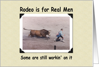 Rodeo- FUNNY card
