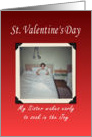 St. Valentine’s Day - Sister card