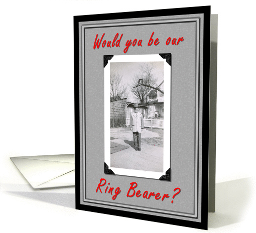 Ring Bearer card (361954)
