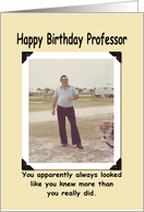 Professor Birthday