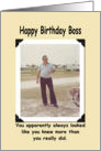 Boss Birthday card
