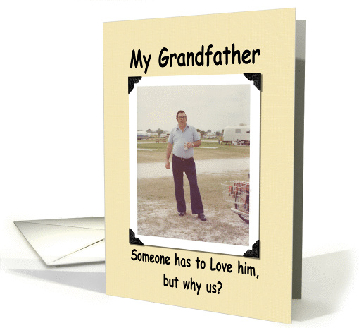 Grandfather Birthday - FUNNY card (362210)