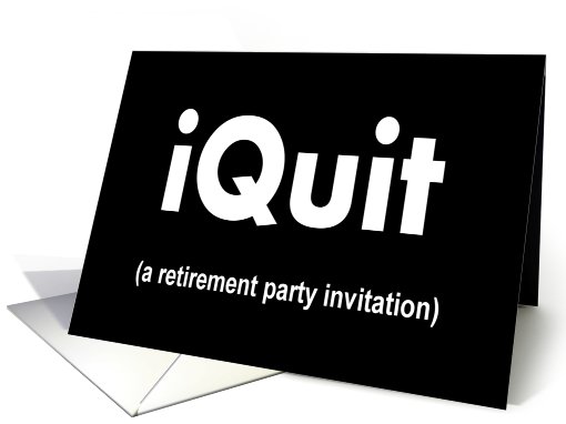 Retirement Party - FUNNY card (362480)