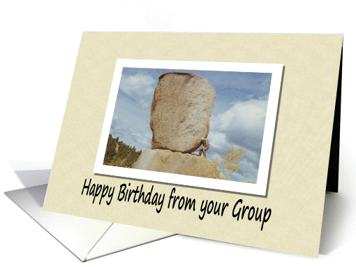Happy Birthday from Group card (363437)