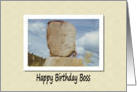 Happy Birthday Boss card