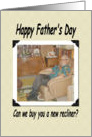 Fathers Day Hubby - FUNNY card