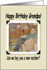 Happy Birthday Grandpa - FUNNY card