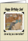 Happy Birthday Son - FUNNY card
