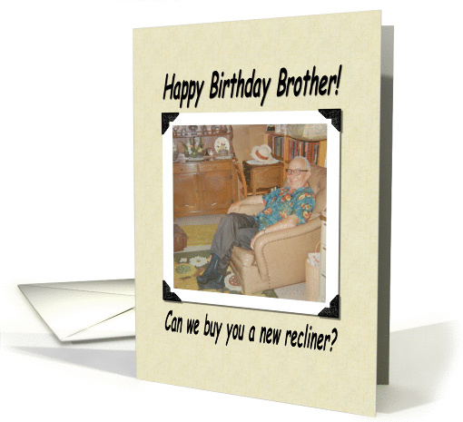 Happy Birthday Brother - FUNNY card (364764)