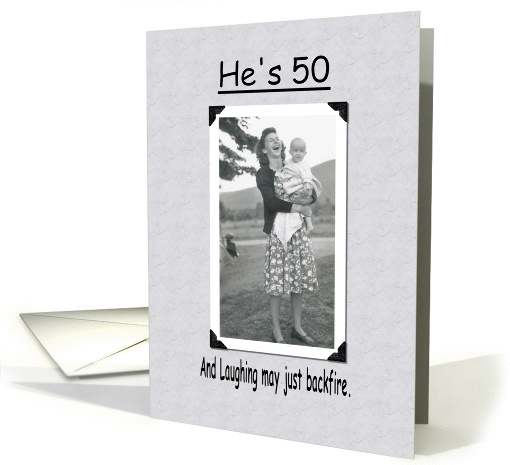 50th Birthday - Guy - FUNNY card (365217)