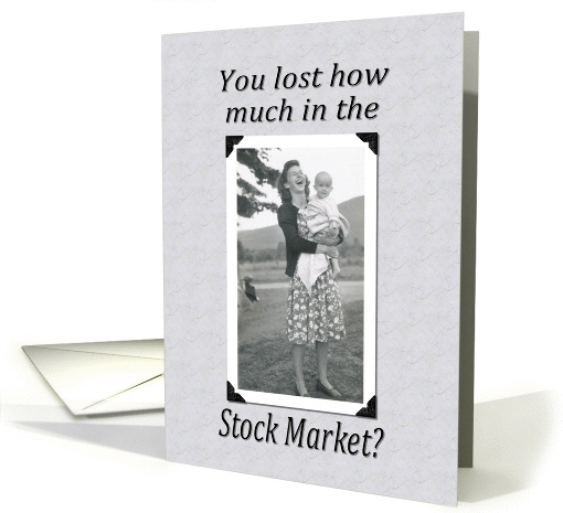 Stock Market - FUNNY card (365243)