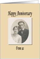 Anniversary From Us card