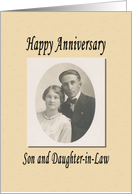 Anniversary Son and Daughter in Law card