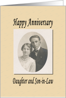 Anniversary - Daughter and Son in Law card