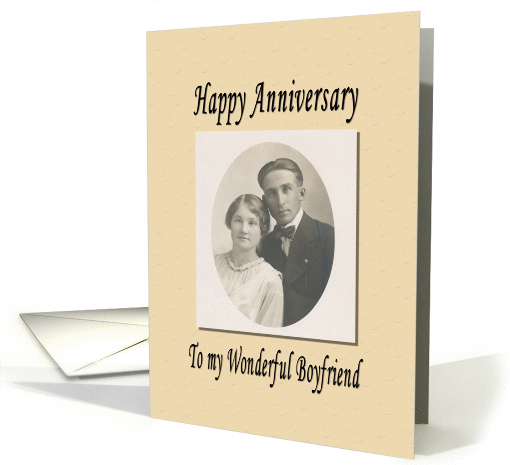Anniversary - Boyfriend card (365994)