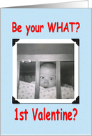 First Valentine card