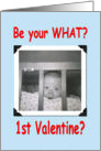 First Valentine card