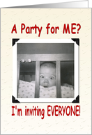 2nd Birthday Party invitation card