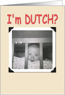 I’m Dutch? card
