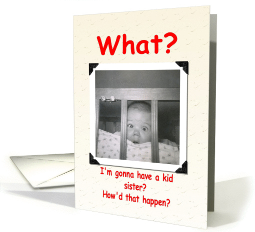 Expecting Announcement - girl card (367045)