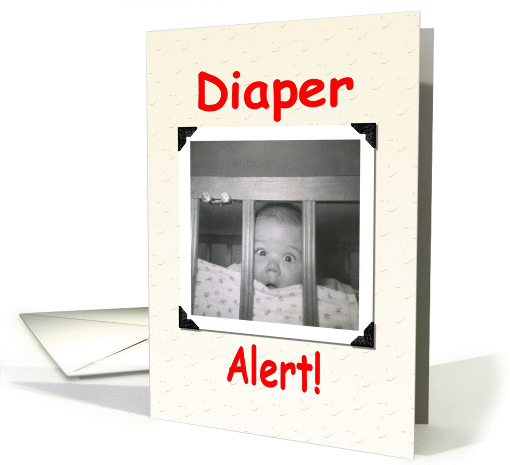 Diaper Alert card (367053)