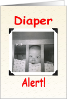 Diaper Alert card