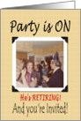 Retirement party for Him card