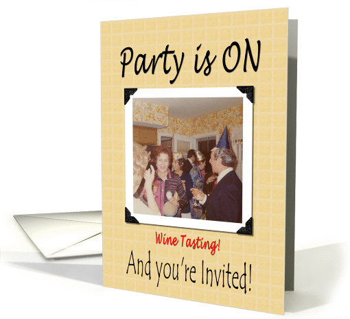 Wine Tasting party card (367346)
