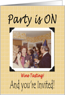 Wine Tasting party card