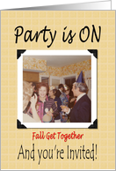 Fall Party card