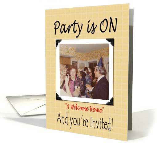 Welcome Home Party card (367376)