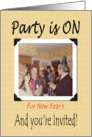 New Years Party card