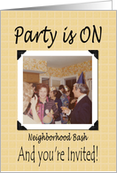 Neighborhood Party card