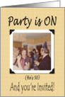 50th Birthday Party - for him card