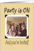 Birthday Party Invitation card