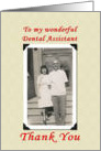 Dental Assistant Thank You from Patient card