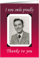 Dentist - Thank You card