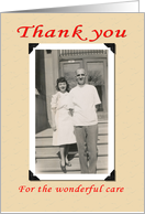Thank You Caregiver card