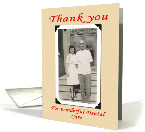 Thank You dental care card (380353)