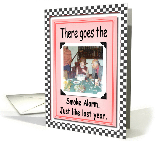 Grandmother Smoke Alarm Birthday card (381574)