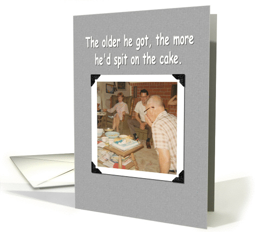 Getting Older Happy Birthday - FUNNY card (381853)