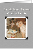 Getting Older Happy Birthday - FUNNY card