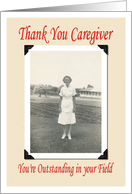 Thank You Caregiver card