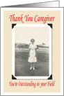 Thank You Caregiver card