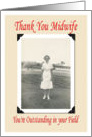 Thank You Midwife card