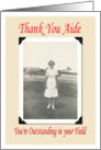 Thank You Aide card