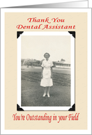 Thank You Dental Assistant card