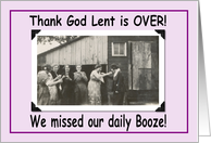 Easter Boozers card